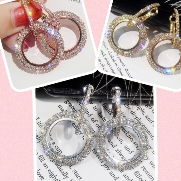Jewelry - Stunning Luxury Geometric Earrings